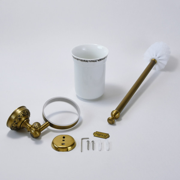 Giá để cọ toilet đồng Kanly GCH09