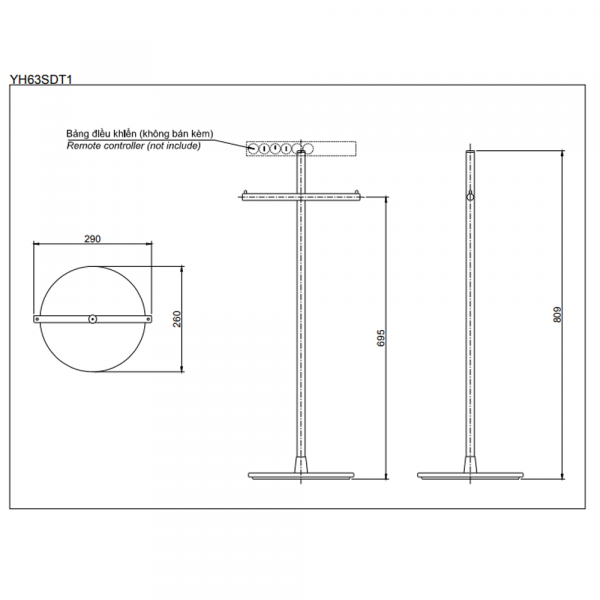 Lô giấy vệ sinh TOTO YH63SDT1 (gắn kèm bảng điều khiển Neorest)