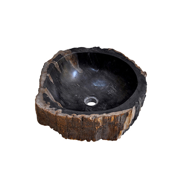 Chậu lavabo Kanly gỗ hóa thạch WDM02i