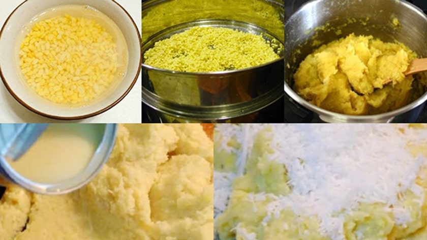 Làm nhân bánh trôi bánh chay