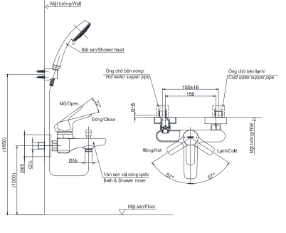 Bản vẽ kỹ thuật TBG03302V