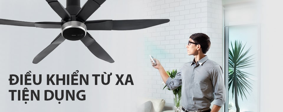 Quạt trần 6 cánh cảm biến chuyển động Panasonic F-70ZBP