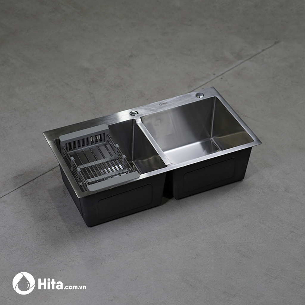Chậu Rửa Chén 2 Hố 82x45cm HITA HD8245D