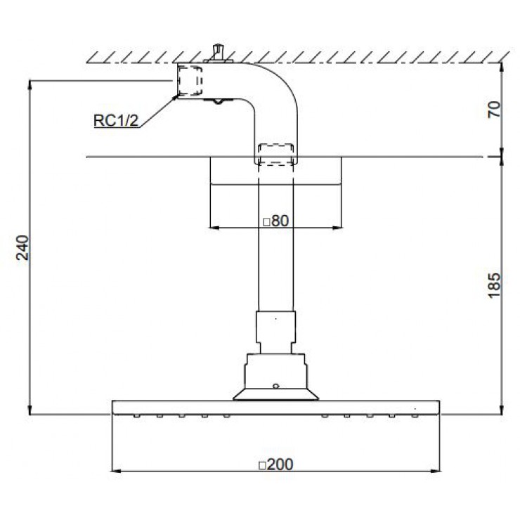 Bát sen gắn trần TOTO DBX115-1CAM