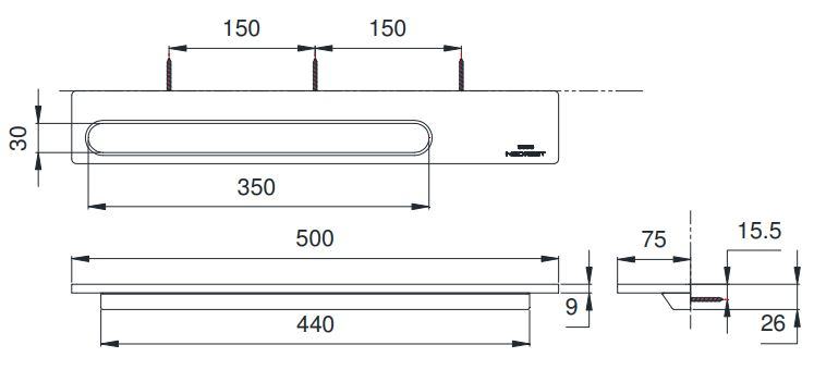 Thanh vắt khăn tay NEOREST TOTO YT87S5S