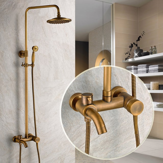 Bộ vòi tắm hoa sen Kanly mang đậm chất cổ điển, đầy hoài niệm rất độc đáo 