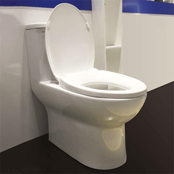 Công nghệ men nano nung mang đến cho bồn cầu màu trắng sáng, trơn mượt