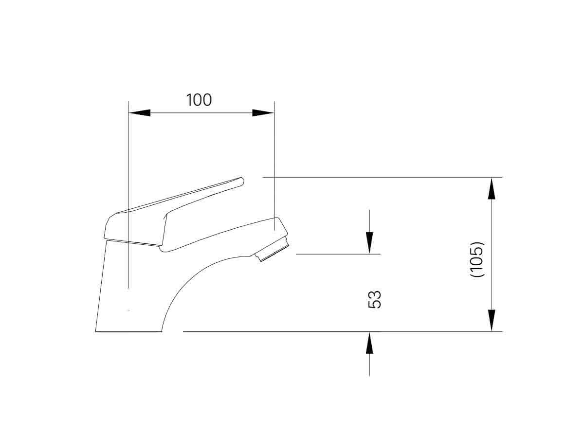 Vòi chậu INAX LFV-20S (LFV20S) (bỏ mẫu)