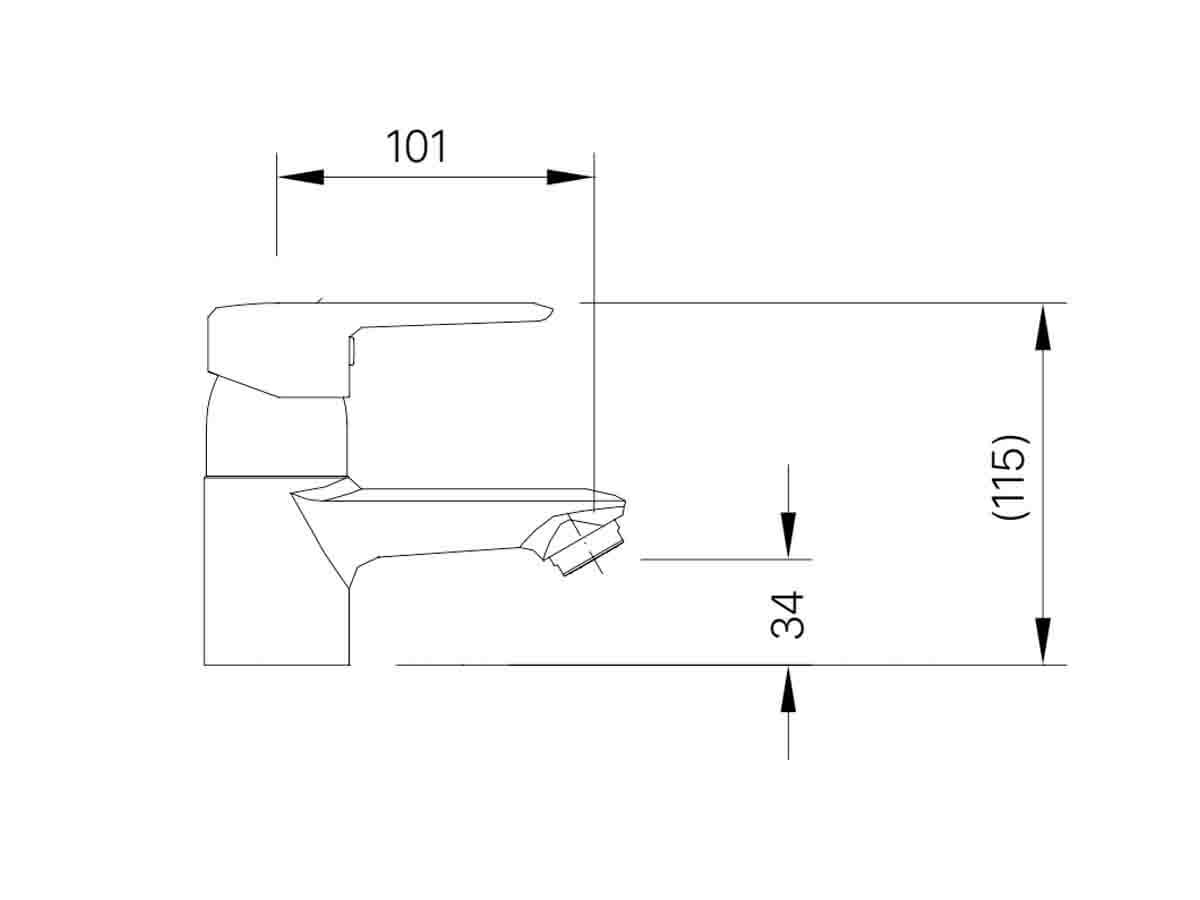 Vòi chậu INAX LFV-21SP (LFV21SP) (bỏ mẫu)