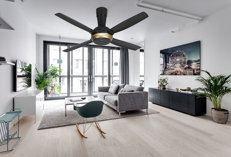 Quạt trần Panasonic 4 cánh điều khiển từ xa F-56XPG