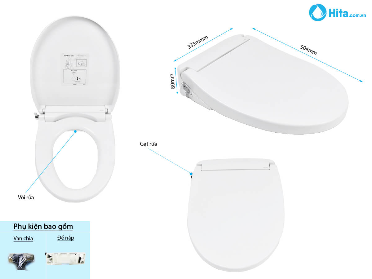 Bồn cầu TOTO CS818DE2 2 khối nắp rửa cơ TCW07S