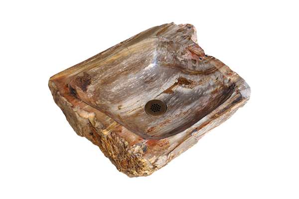 Chậu lavabo đặt bàn Kanly gỗ hóa thạch WDM04i