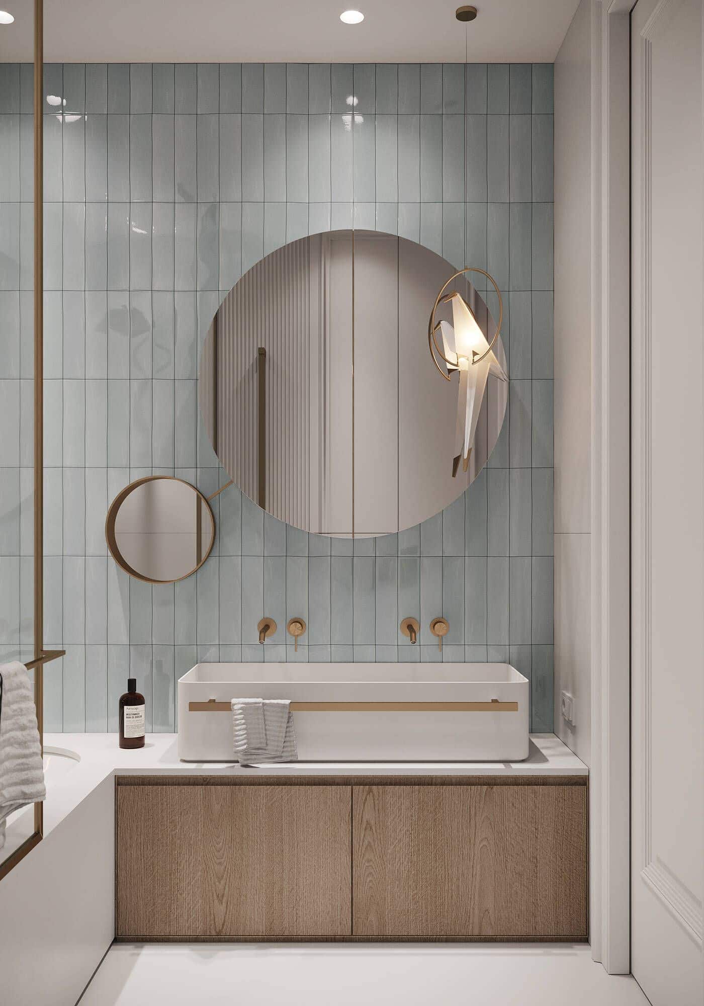 Phòng tắm không nên hướng ra cửa chính