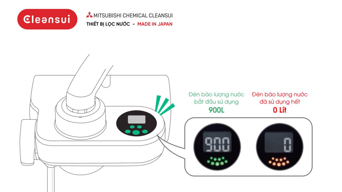 Thiết bị lọc nước tại vòi EF102