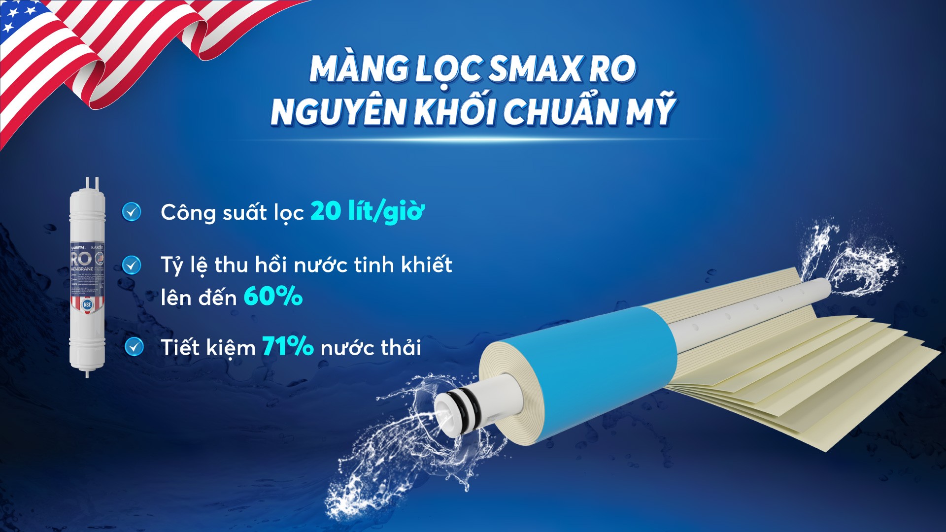 Máy Lọc Nước Nóng Lạnh Karofi KAD-D66