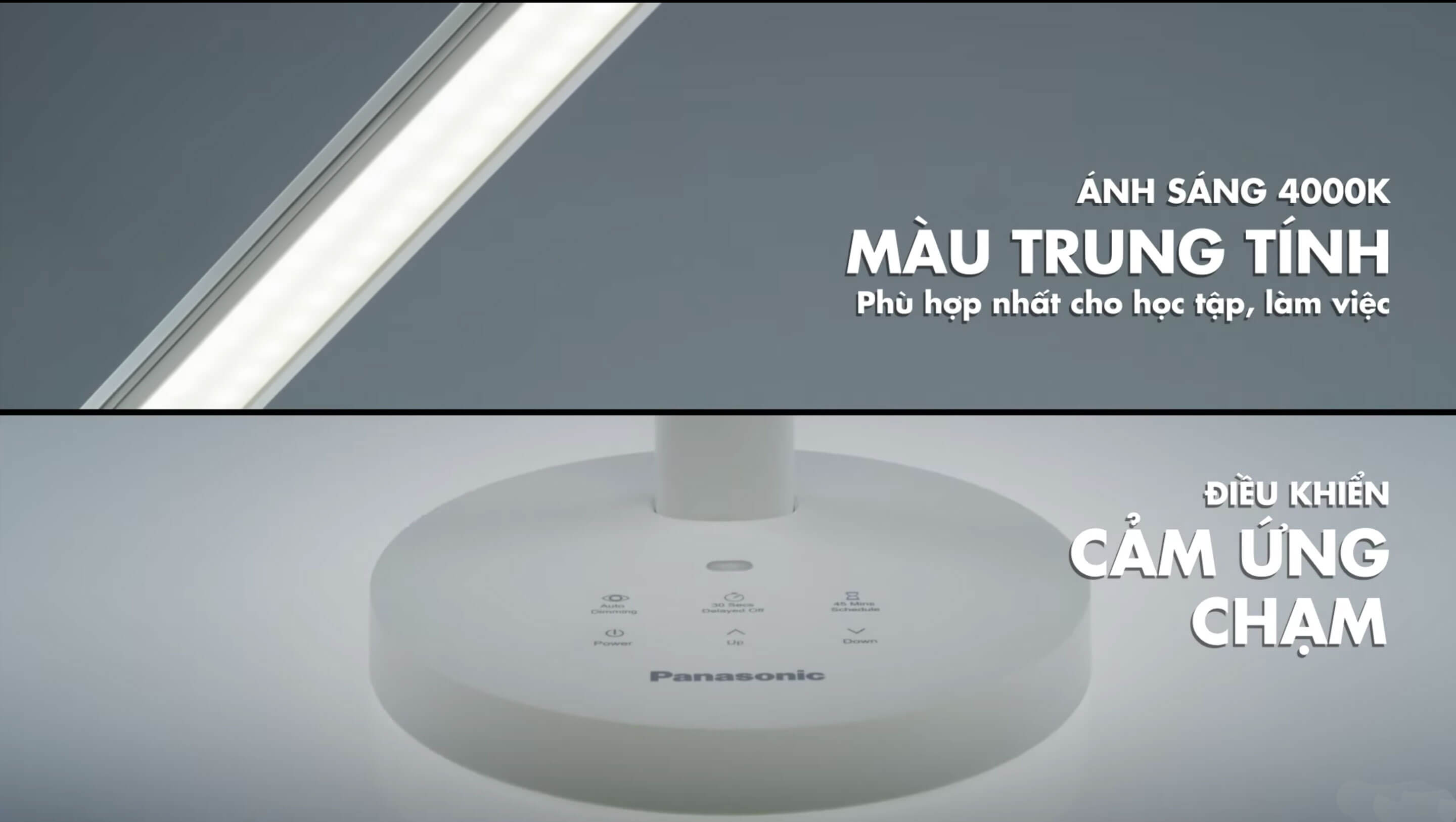 Đèn bàn LED Panasonic HHLT042119 6 cấp độ sáng cảm ứng