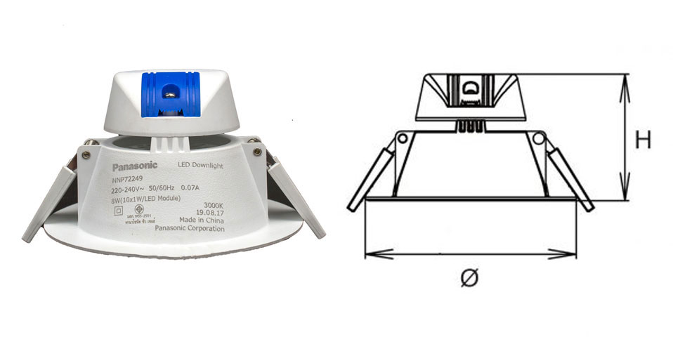 Đèn LED âm trần Panasonic Downlight Global Series