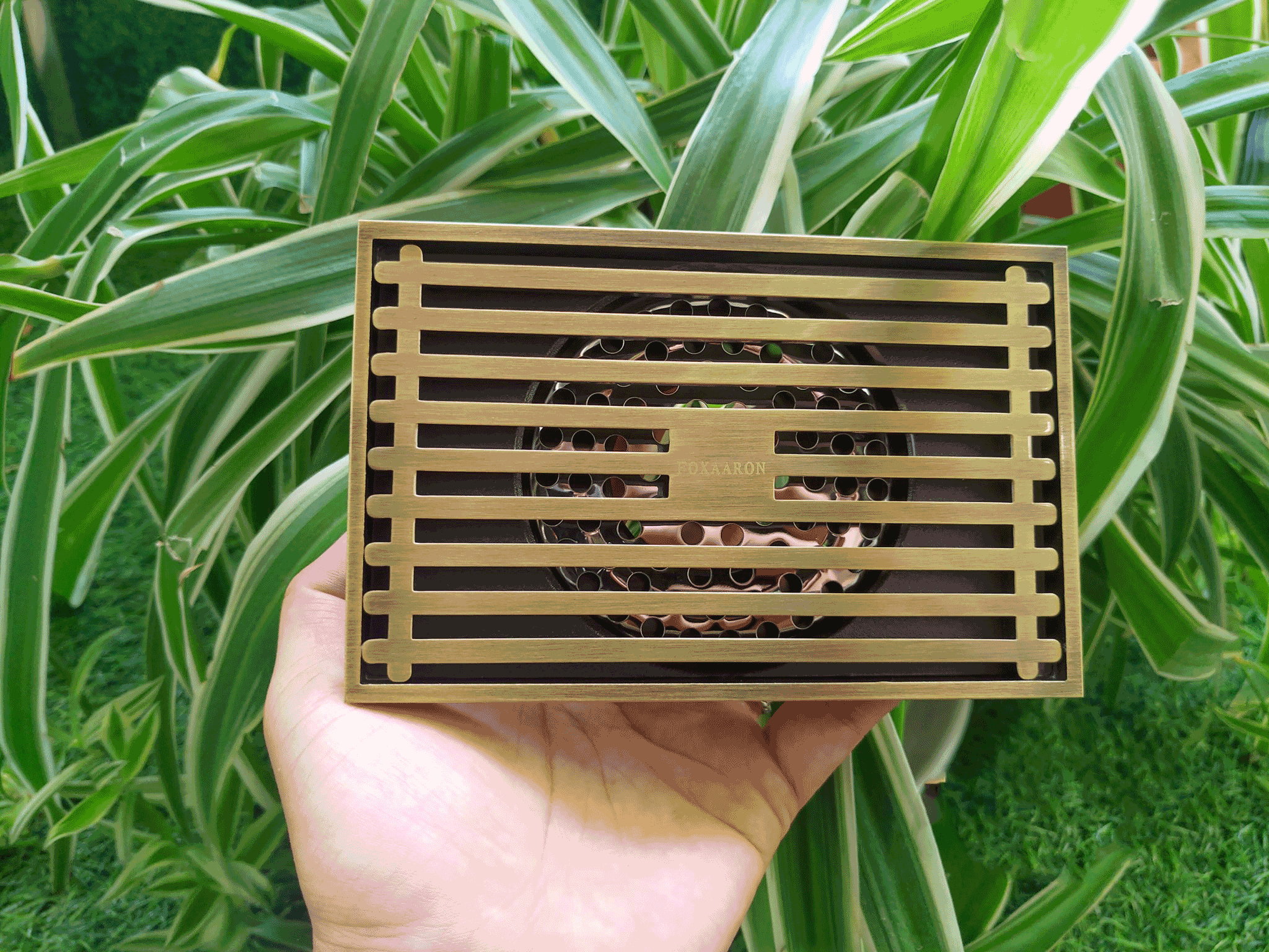 Phễu thoát sàn Foxaaron 9x14cm HP-8002-7