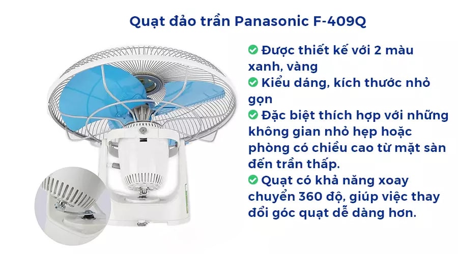 Quạt đảo trần Panasonic F-409QB