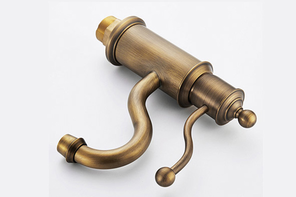 Vòi chậu thân thấp nóng lạnh bằng đồng Kanly GCV08