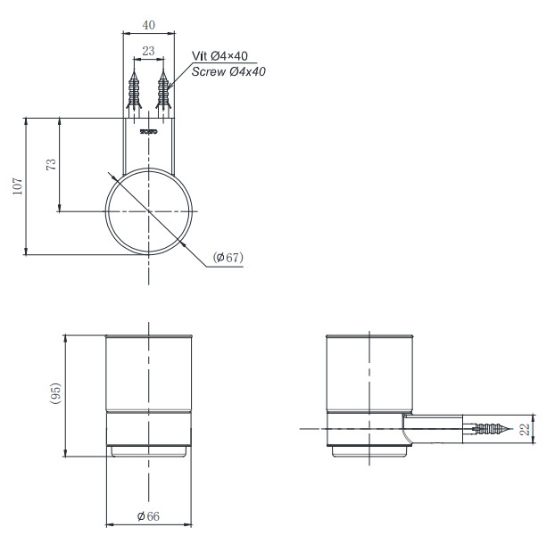 Lô bàn chải GB TOTO YAT201V