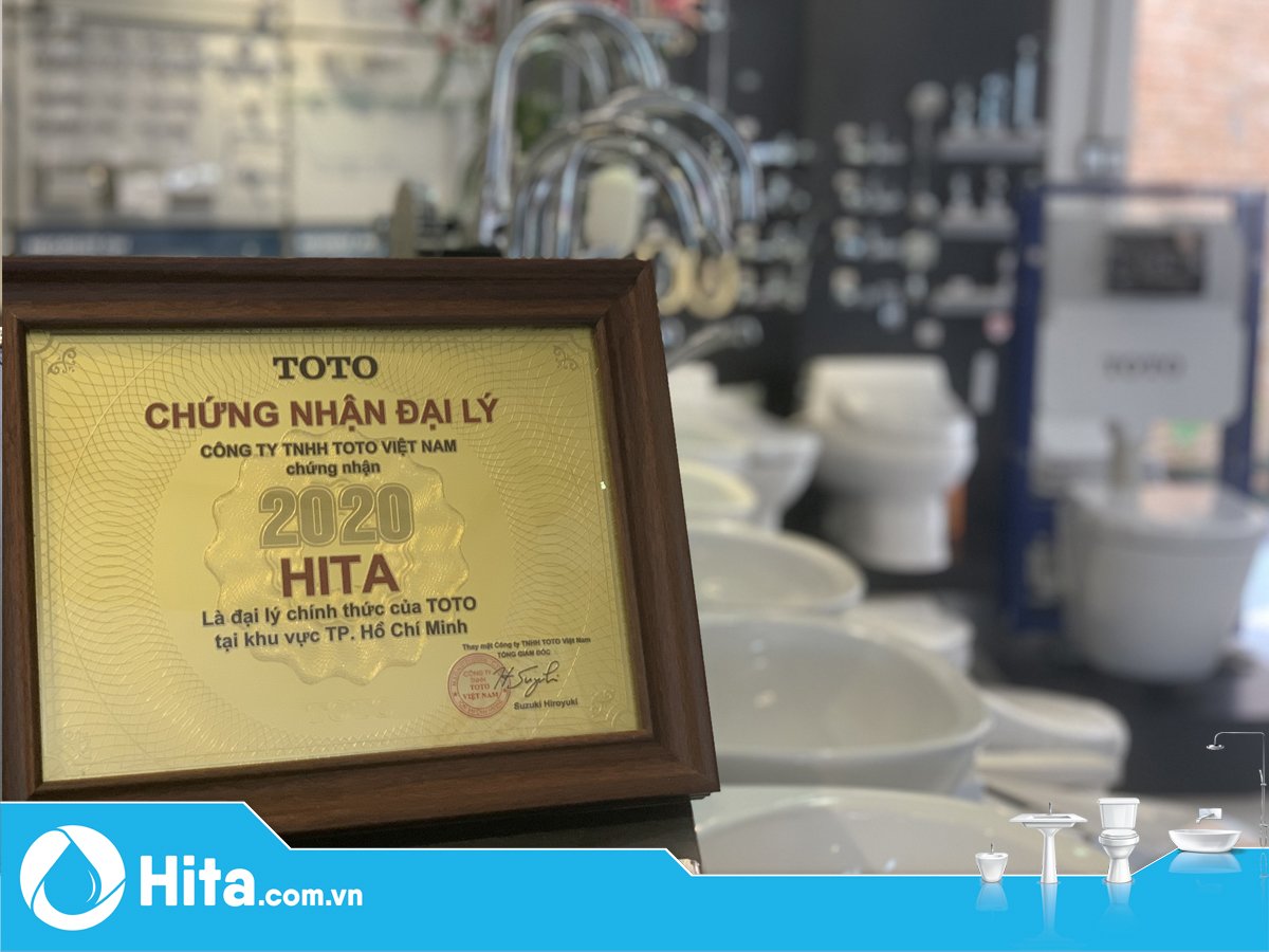HITA được giấy chứng nhận TOTO là showroom bán hàng TOTO chính hãng tại TPHCM 