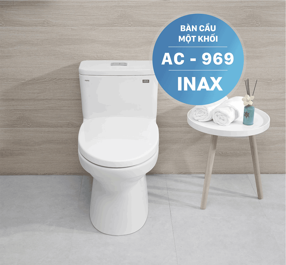 Bồn cầu 1 khối INAX AC-969VN giá tốt