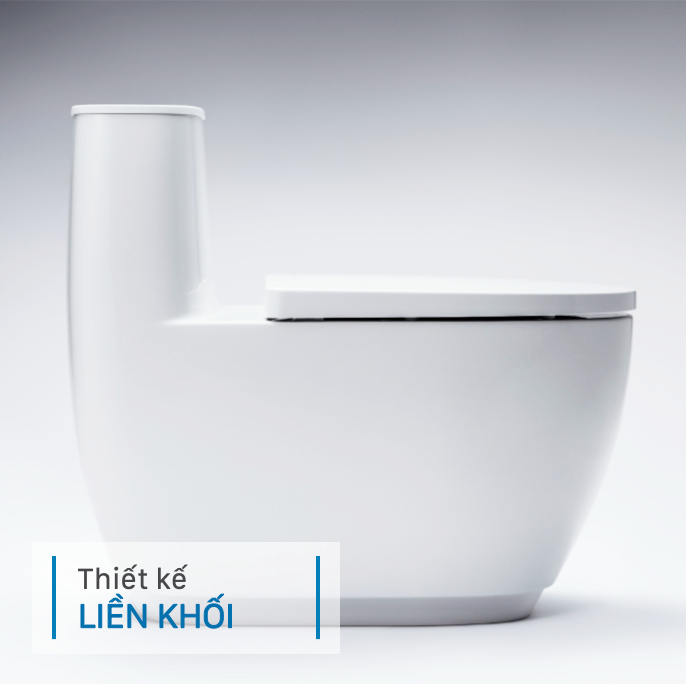 Bồn cầu 1 khối INAX AC-1052VN (AC1052VN) nắp đóng êm