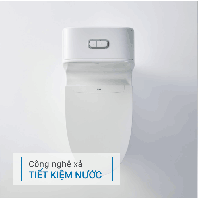 Bồn cầu INAX 2 khối AC-832VN tiết kiệm nước 4.5/3L