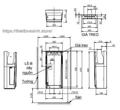 Máy sấy tay Inax JT-2162 (JT2162)