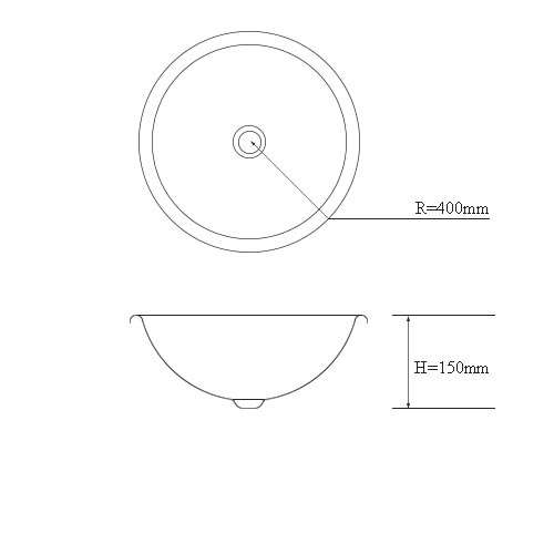 Chậu lavabo đặt bàn Kanly bằng đồng RSC319