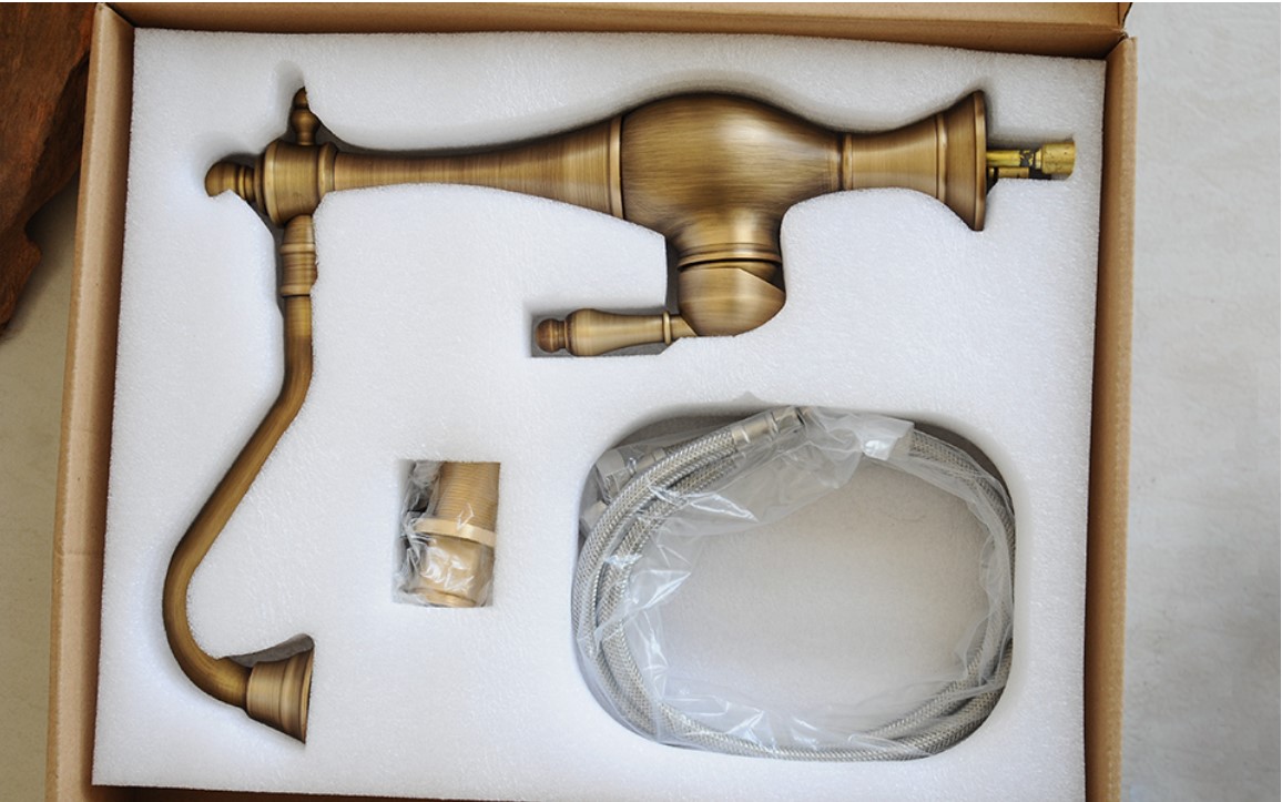 Vòi rửa bát nóng lạnh bằng đồng Kanly GCC06