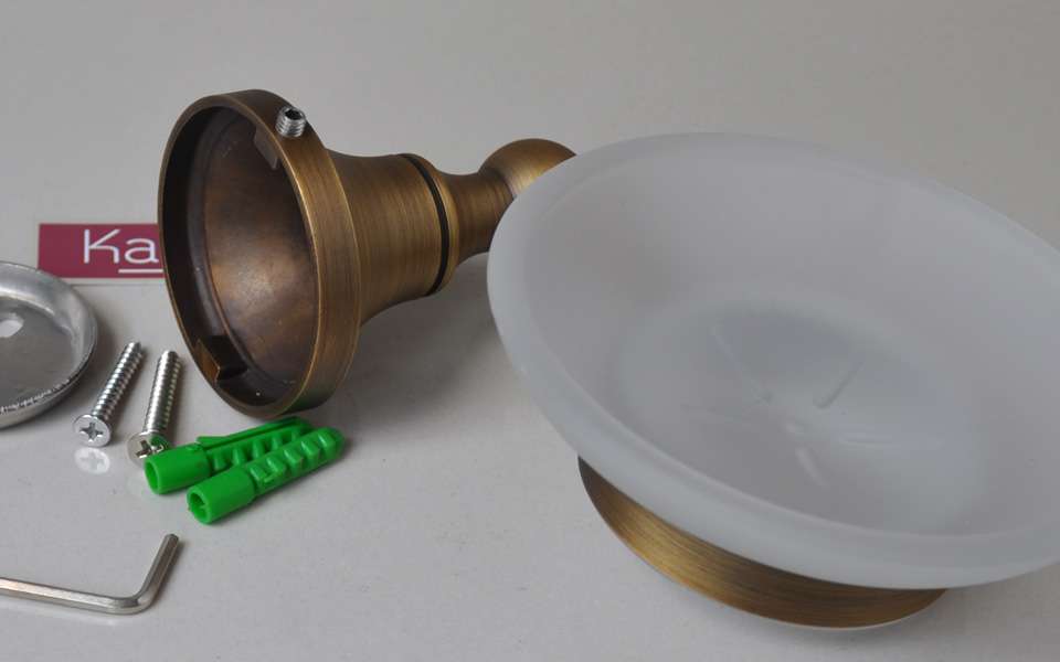 Giá để xà phòng bằng đồng Kanly GCK04