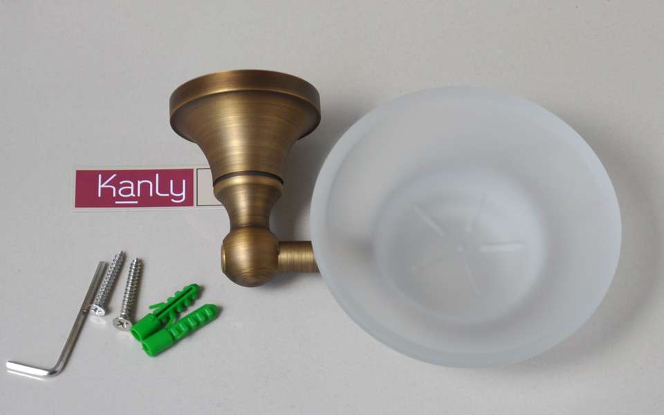 Giá để xà phòng bằng đồng Kanly GCK04