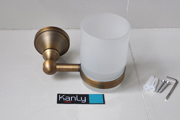 Giá để cốc đơn bằng đồng Kanly GCK07