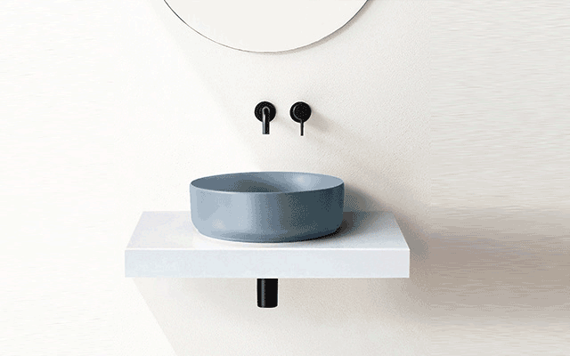 Kệ để lavabo Kanly mặt đá nhân tạo FW04