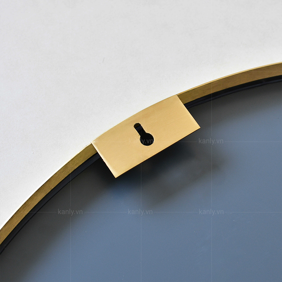 Gương soi khung bằng đồng 50x70cm Kanly PK11.01