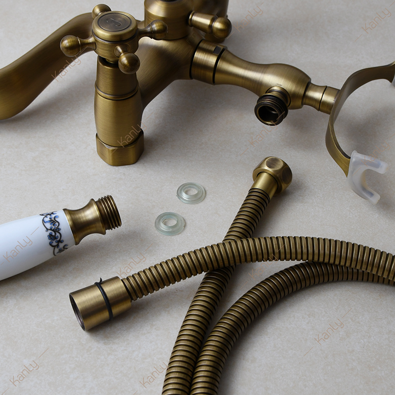 Bộ sen tắm nóng lạnh bằng đồng Kanly GCS03