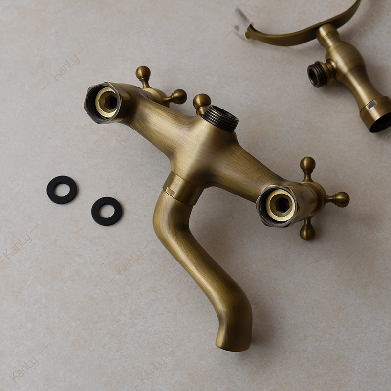 Bộ sen tắm nóng lạnh bằng đồng Kanly GCS03