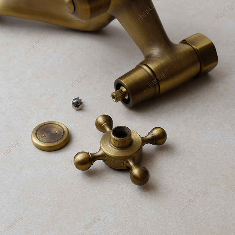 Bộ sen tắm nóng lạnh bằng đồng Kanly GCS03