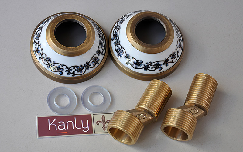 Bộ sen tắm nóng lạnh bằng đồng Kanly GCS21