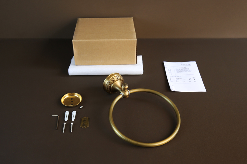 Vòng treo khăn bằng đồng Kanly GCH02