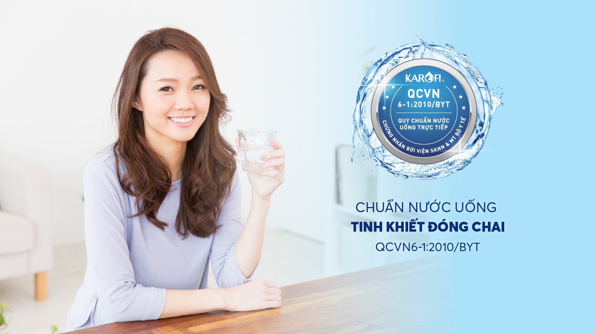 Máy Lọc Nước Để Gầm Kết Nối Điện Thoại Karofi KAQ-U95