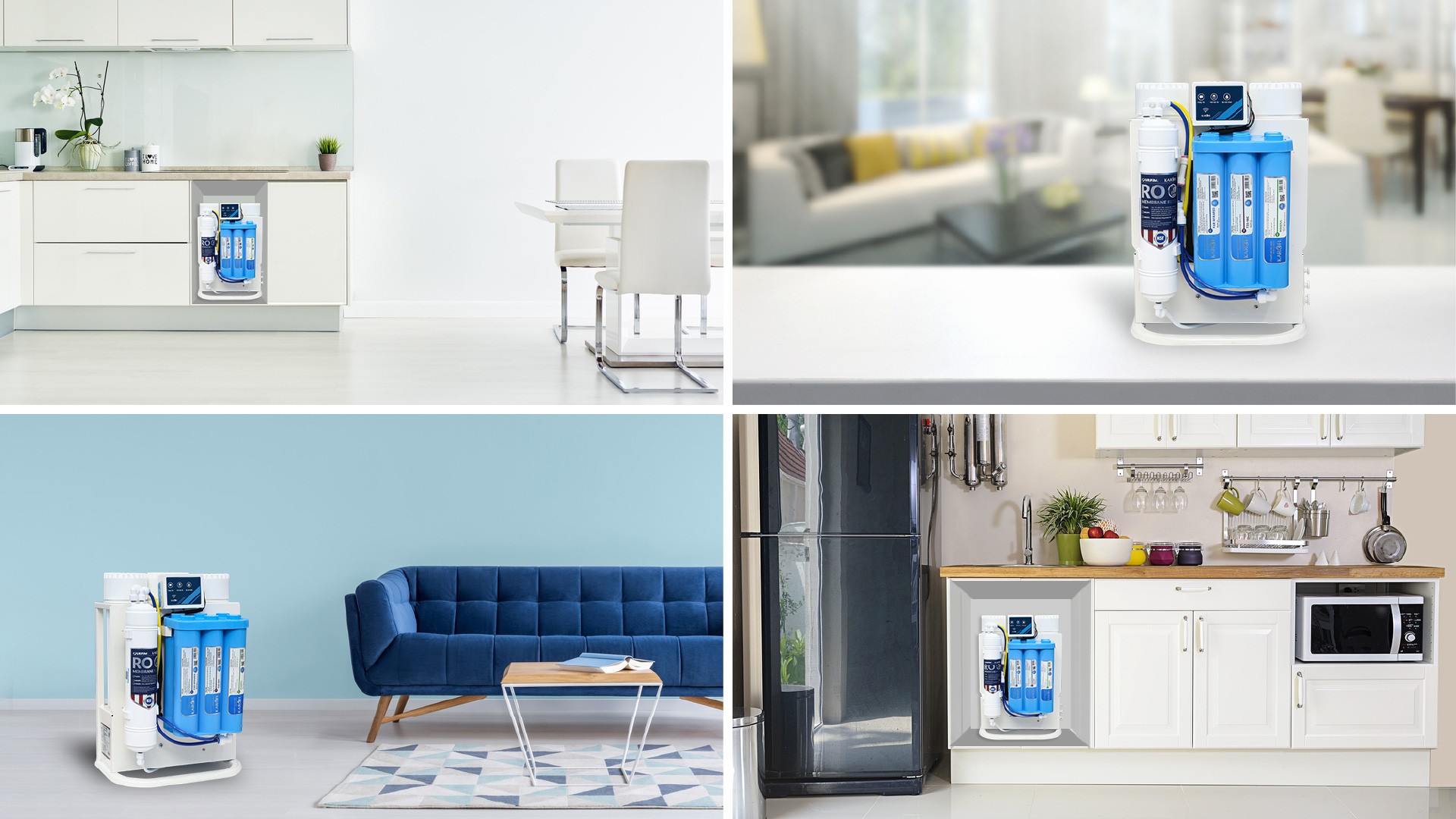 Máy Lọc Nước Để Gầm Kết Nối Điện Thoại Karofi KAQ-U95