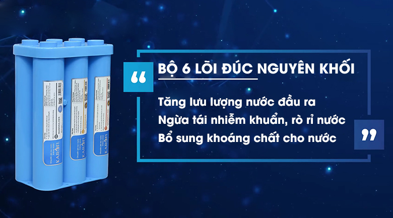 Máy Lọc Nước Để Gầm Kết Nối Điện Thoại Karofi KAQ-U95