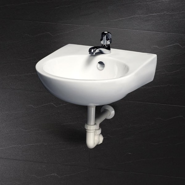 Với những nhà tắm không gian nhỏ thì có thể chọn lavabo L2140 Caesar mini