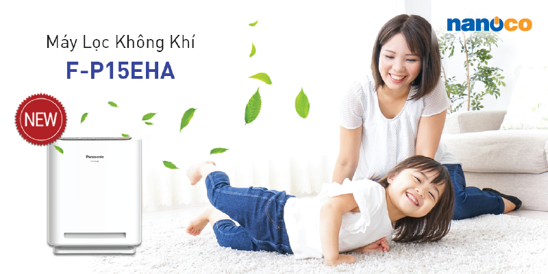 Máy lọc không khí Panasonic F-P15EHA 13m2 nhỏ gọn