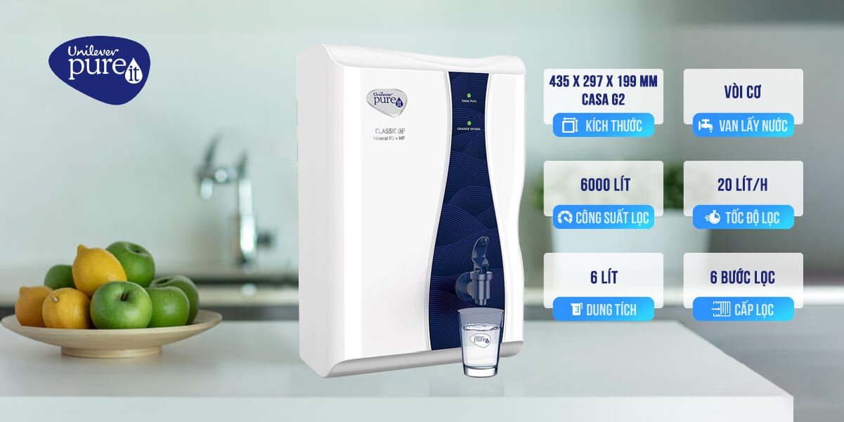 Máy lọc nước Unilever Pureit CASA G2