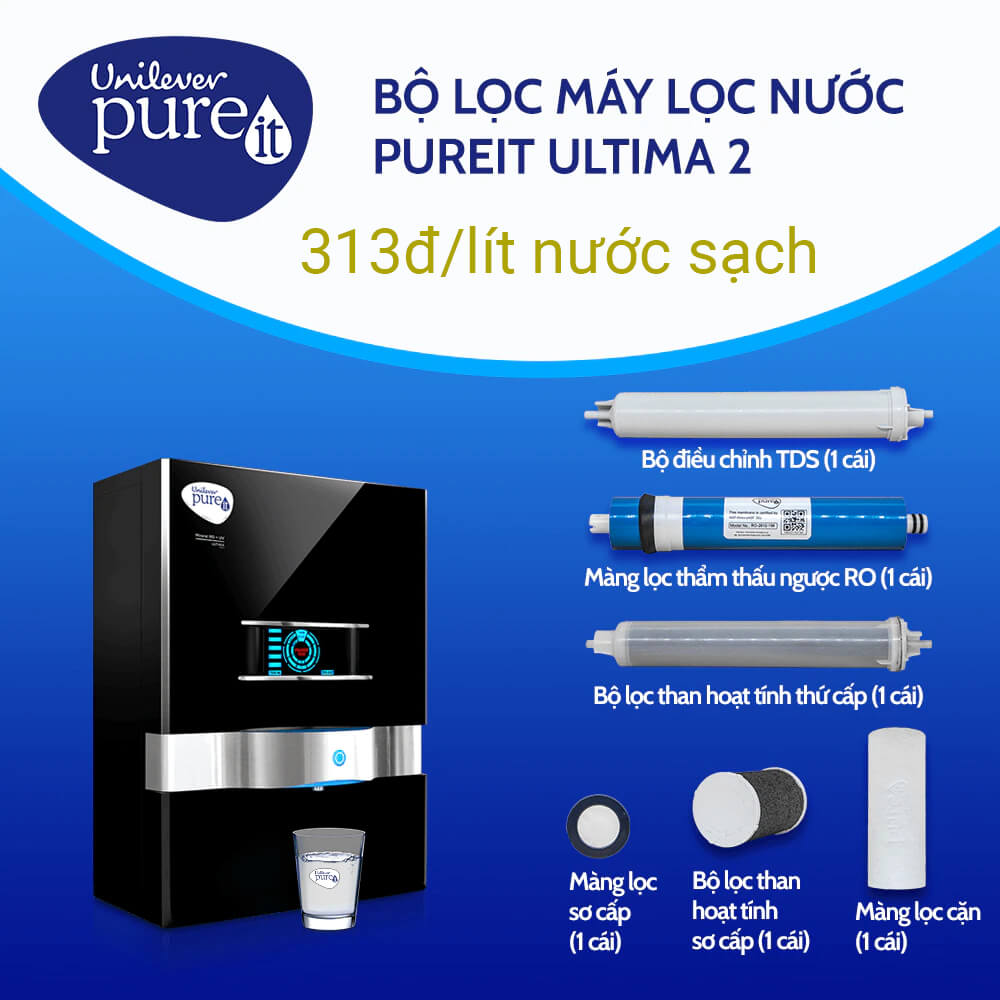 Bộ lọc thay thế máy lọc nước Pureit Ultima