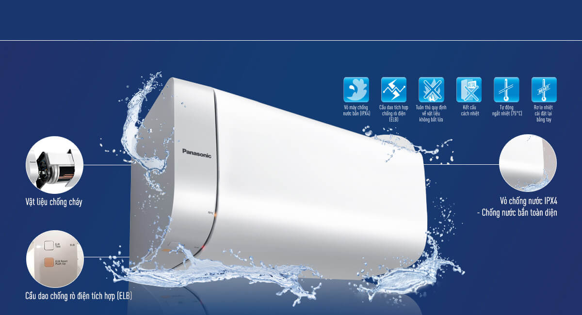 Máy Nước Nóng Panasonic Gián Tiếp DH